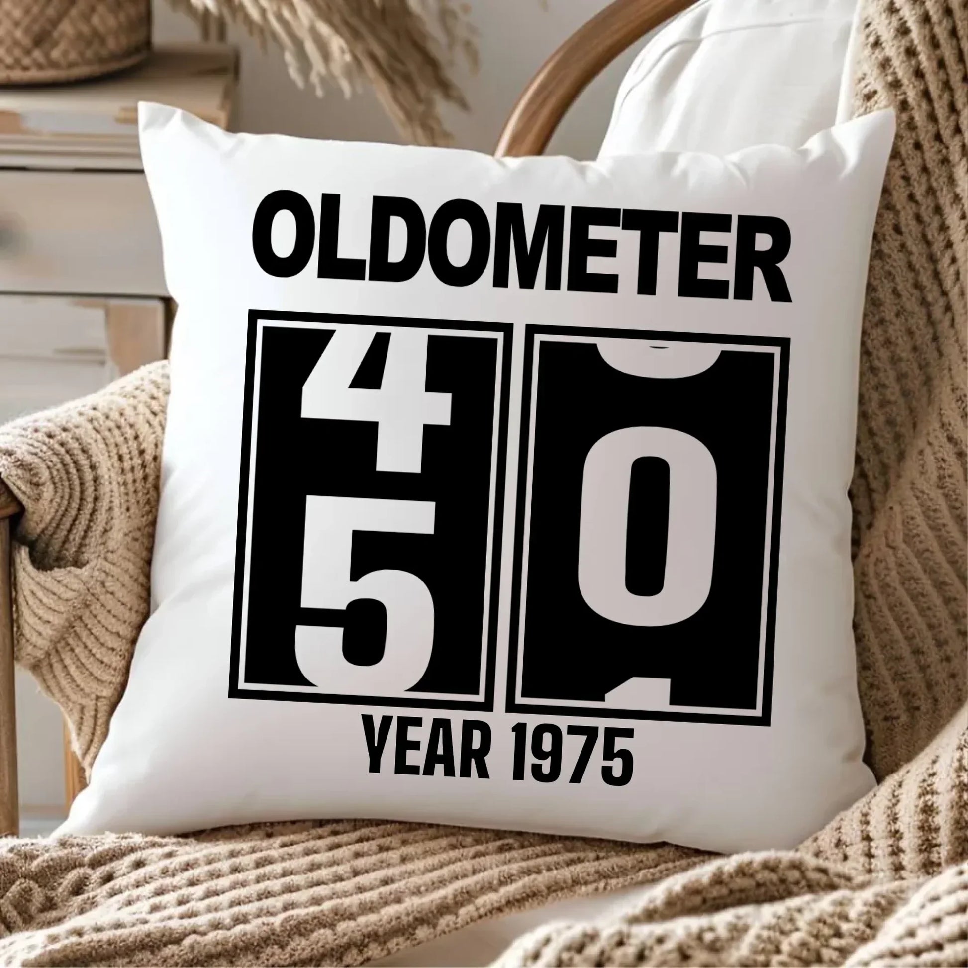 Oldometer 20-85 lat | Poduszka na urodziny U06 - StoryCups.pl