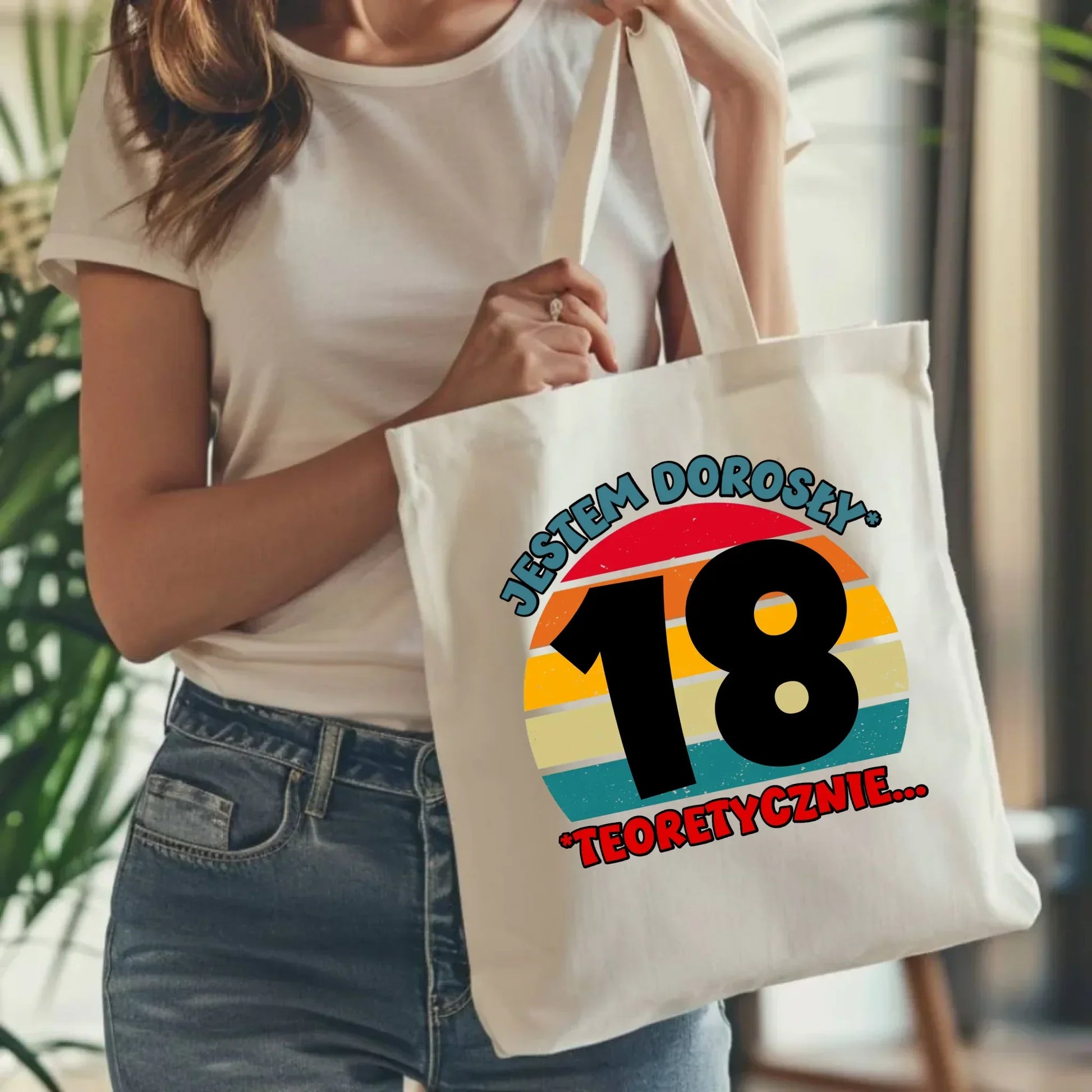Jestem dorosły 18stka | Torba prezent na osiemnastkę U07 - StoryCups.pl