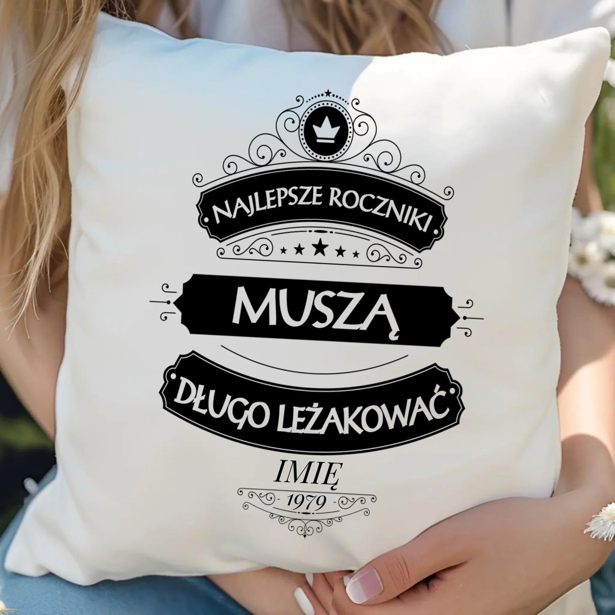 Najlepsze roczniki | Personalizowana poduszka prezent na urodziny U09 - StoryCups.pl
