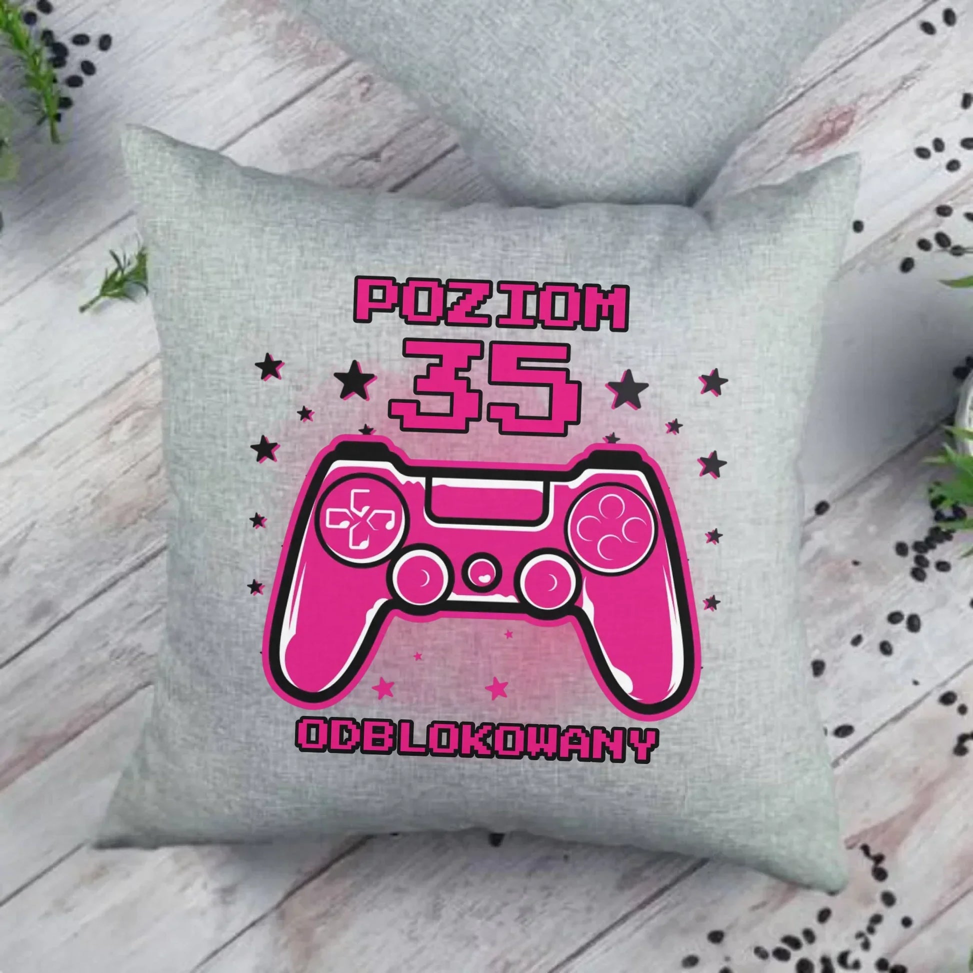 Poziom odblokowany (wiek) | Poduszka na urodziny dla gracza U23 - StoryCups.pl