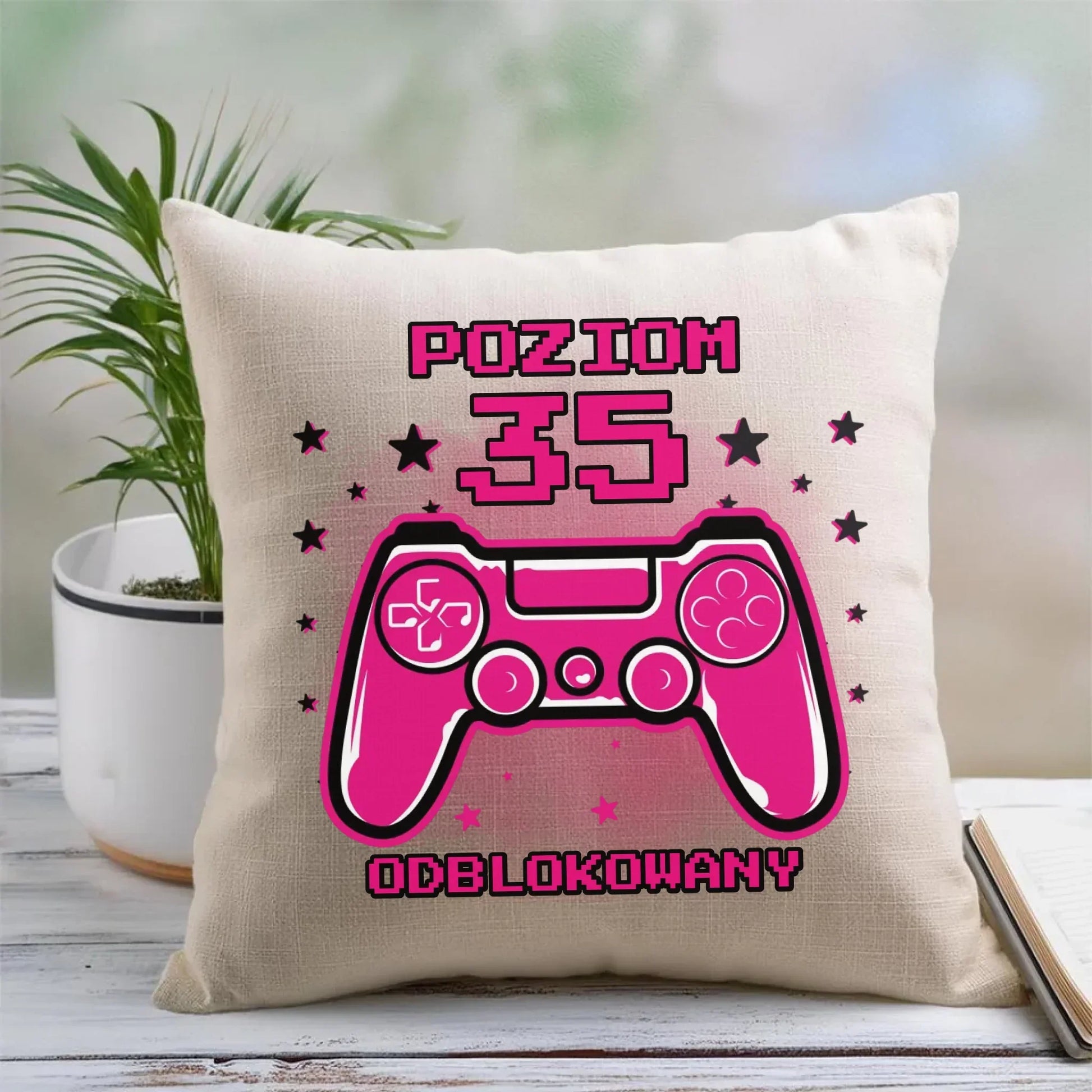 Poziom odblokowany (wiek) | Poduszka na urodziny dla gracza U23 - StoryCups.pl