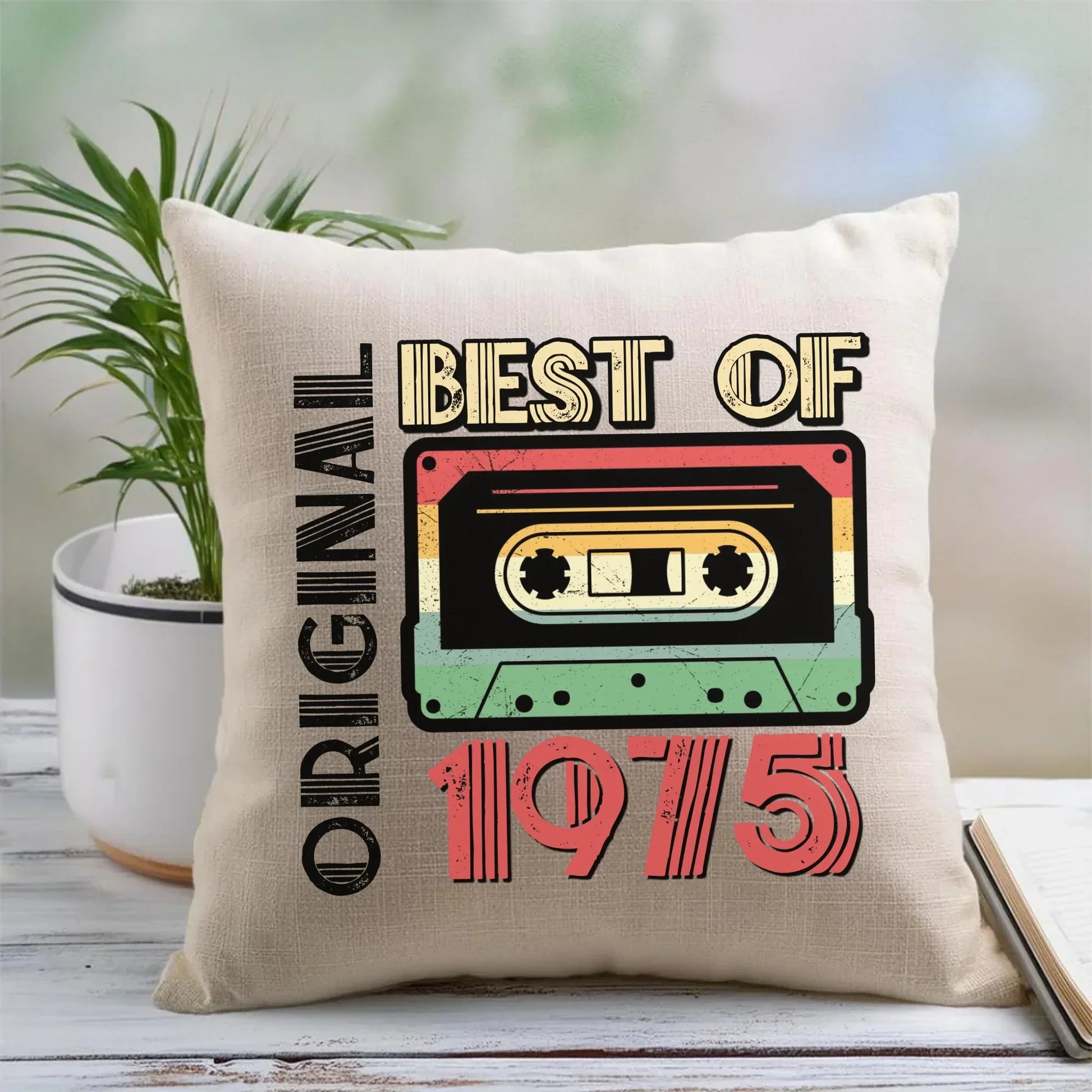 Original 1975 personalizacja | Personalizowana poduszka na urodziny U30 - StoryCups.pl