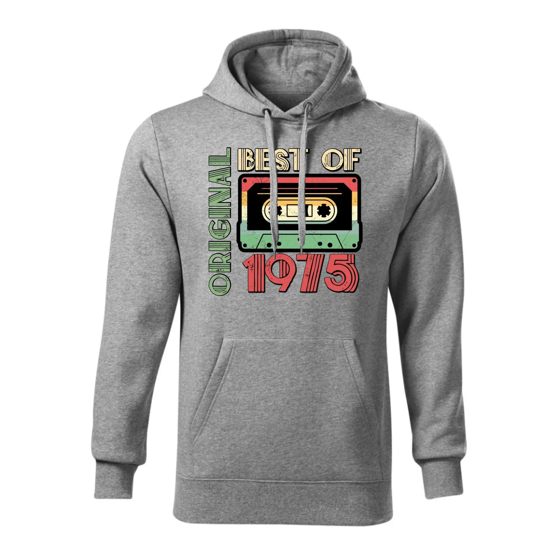 Original 1975 personalizacja | Bluza męska z kapturem na urodziny U30 - StoryCups.pl