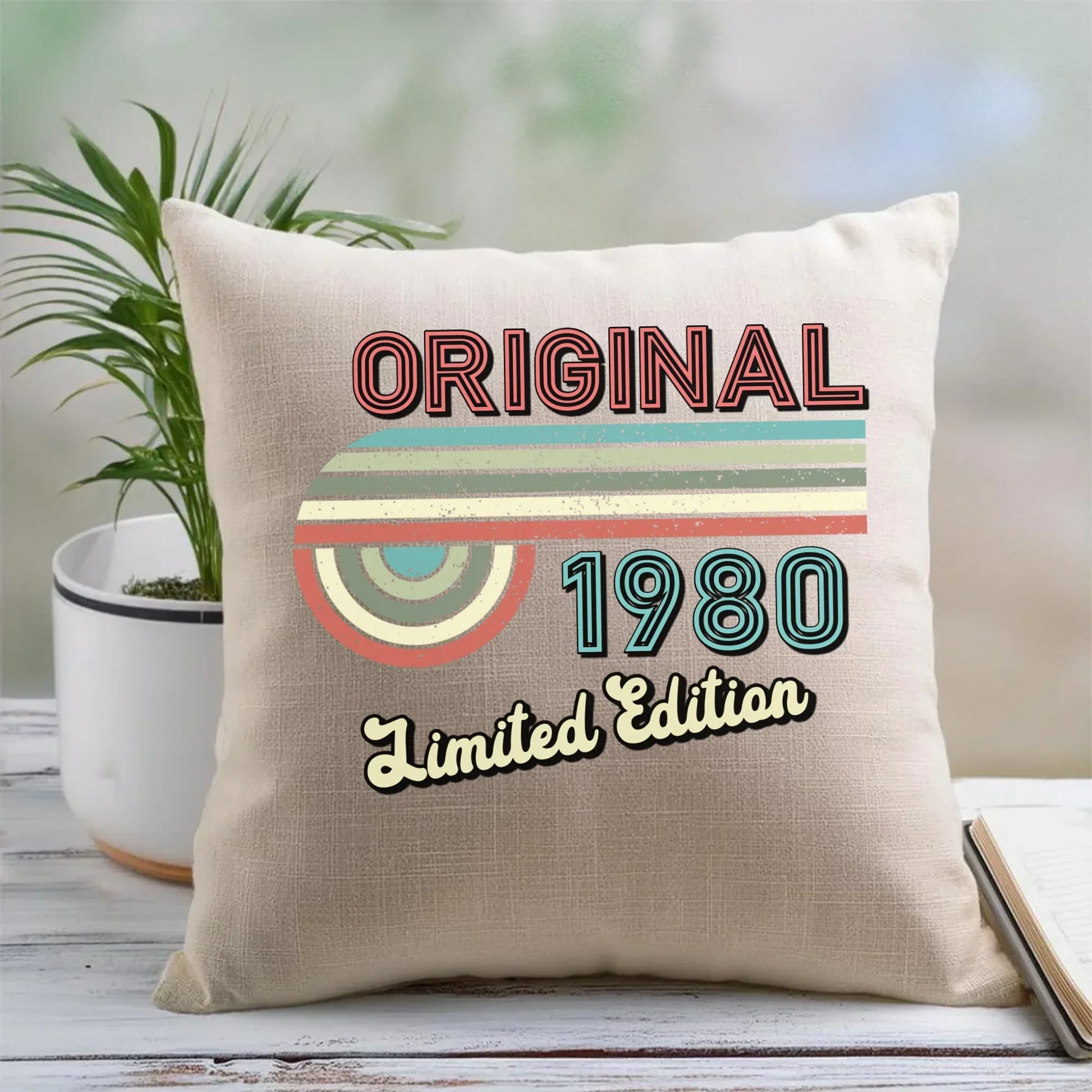 Edycja limitowana 80' rok urodzenia | Poduszka na urodziny U31 - StoryCups.pl