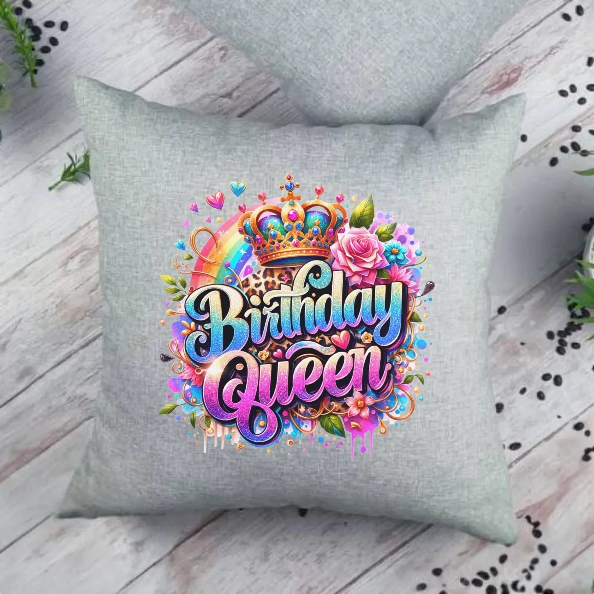 Birthday Queen | Poduszka na urodziny U32 - StoryCups.pl