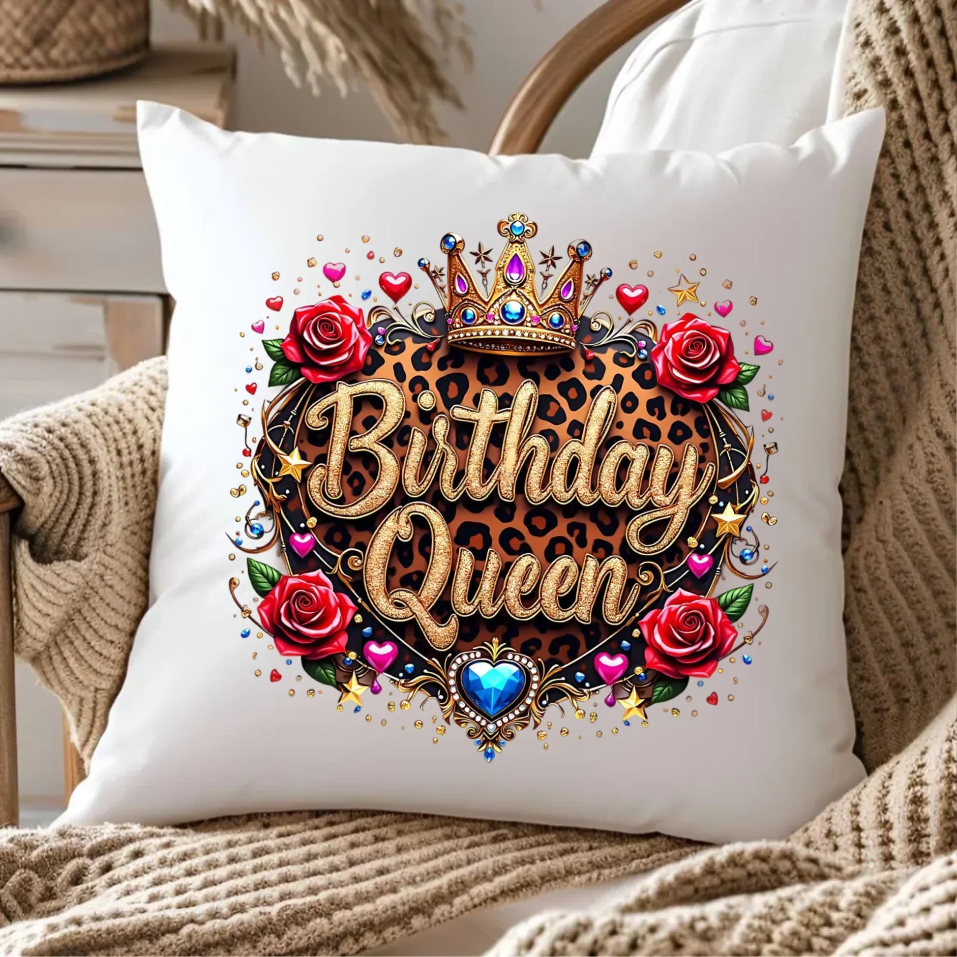 Birthday Queen | Poduszka na urodziny U33 - StoryCups.pl