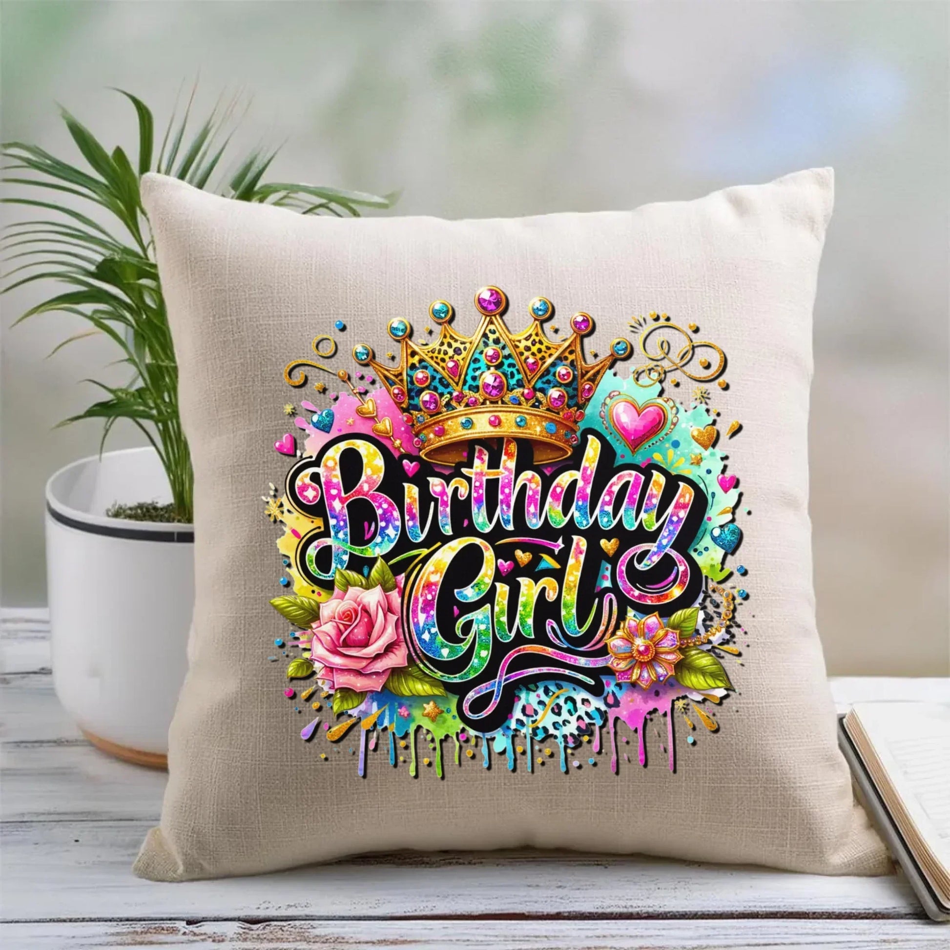 Birthday Girl | Poduszka na urodziny U34 - StoryCups.pl