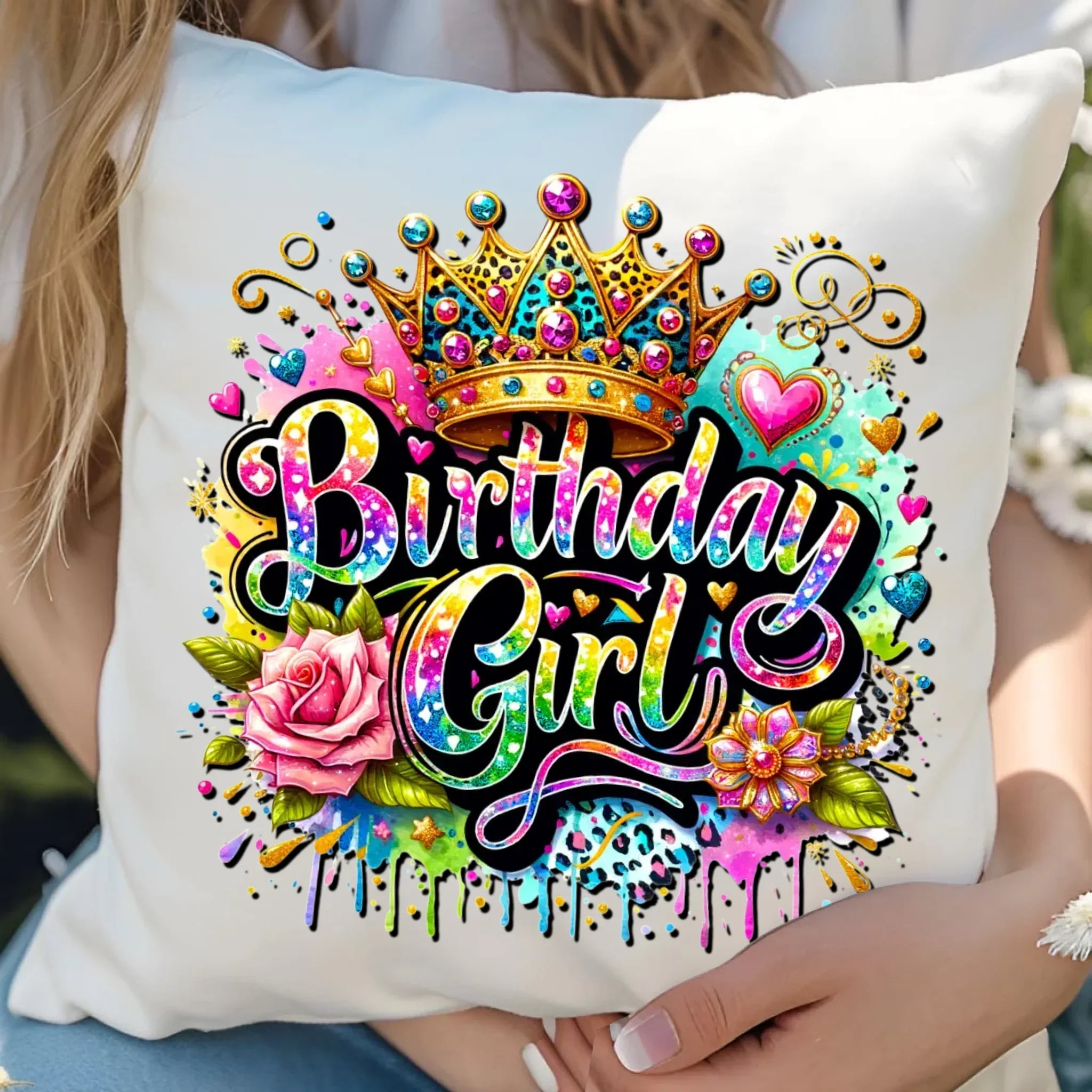 Birthday Girl | Poduszka na urodziny U34 - StoryCups.pl