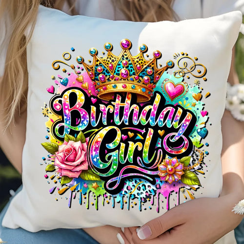 Birthday Girl | Poduszka na urodziny U34 - StoryCups.pl