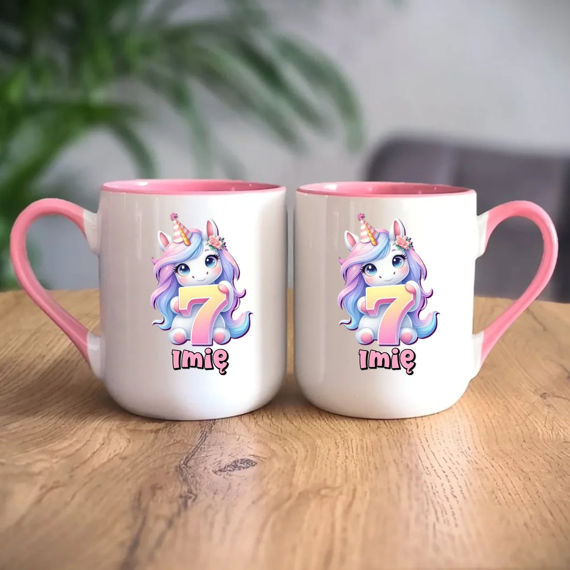 Jednorożec | Kubek na 7. urodziny dla dziewczynki U51 - StoryCups.pl