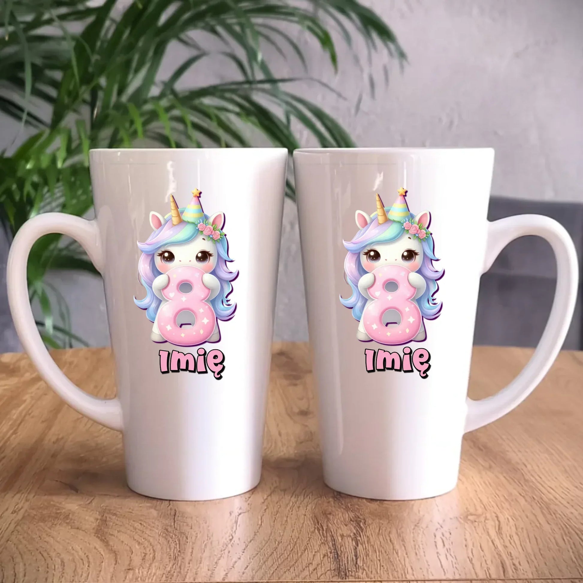 Jednorożec | Kubek na 8. urodziny dla dziewczynki U52 - StoryCups.pl
