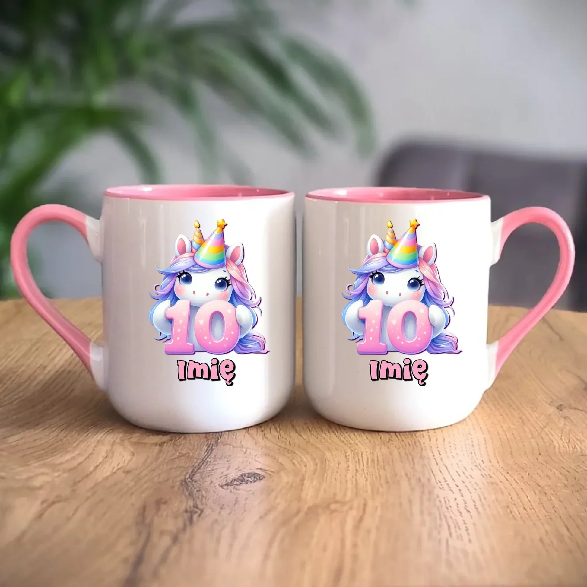 Jednorożec | Kubek na 10. urodziny dla dziewczynki U54 - StoryCups.pl