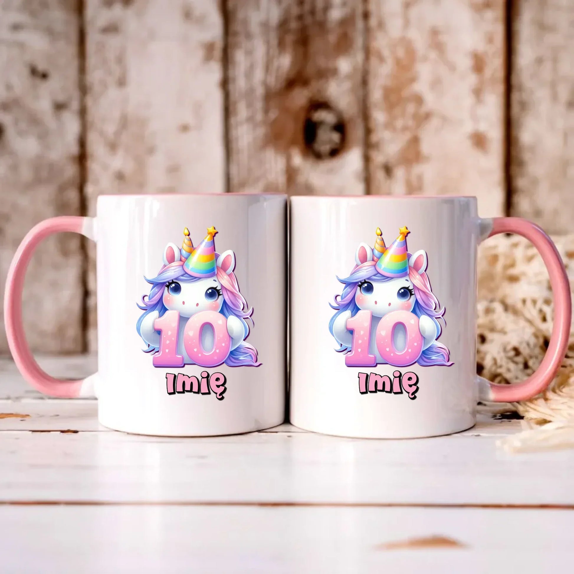Jednorożec | Kubek na 10. urodziny dla dziewczynki U54 - StoryCups.pl