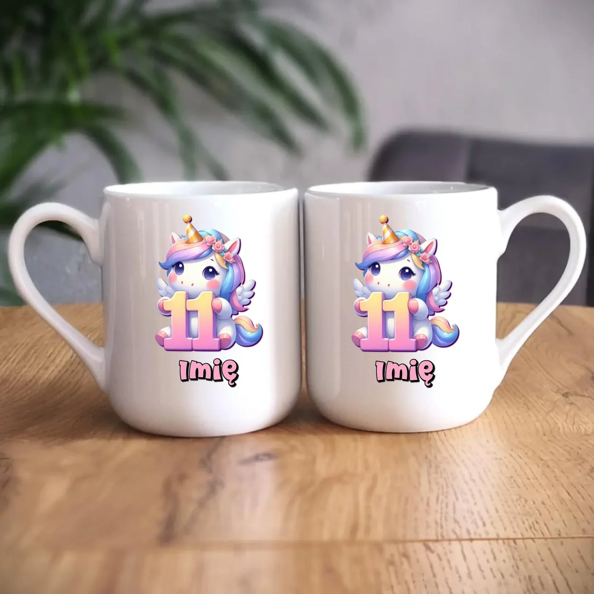 Jednorożec | Kubek na 11. urodziny dla dziewczynki U55 - StoryCups.pl
