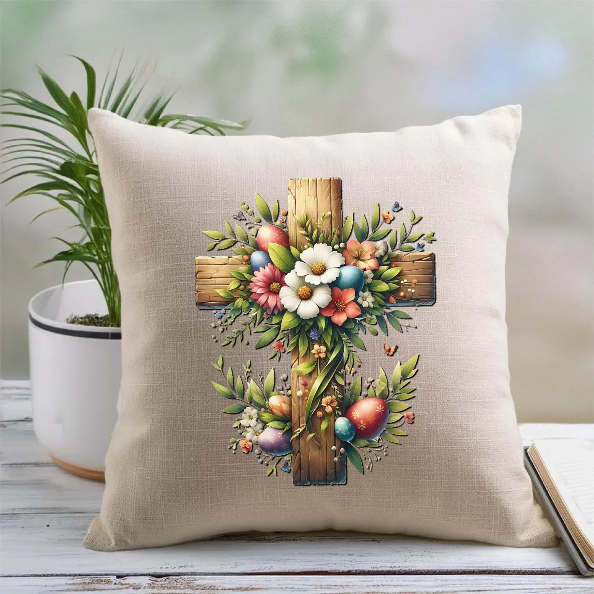 Krzyż | Poduszka Wielkanocna WN02 - StoryCups.pl