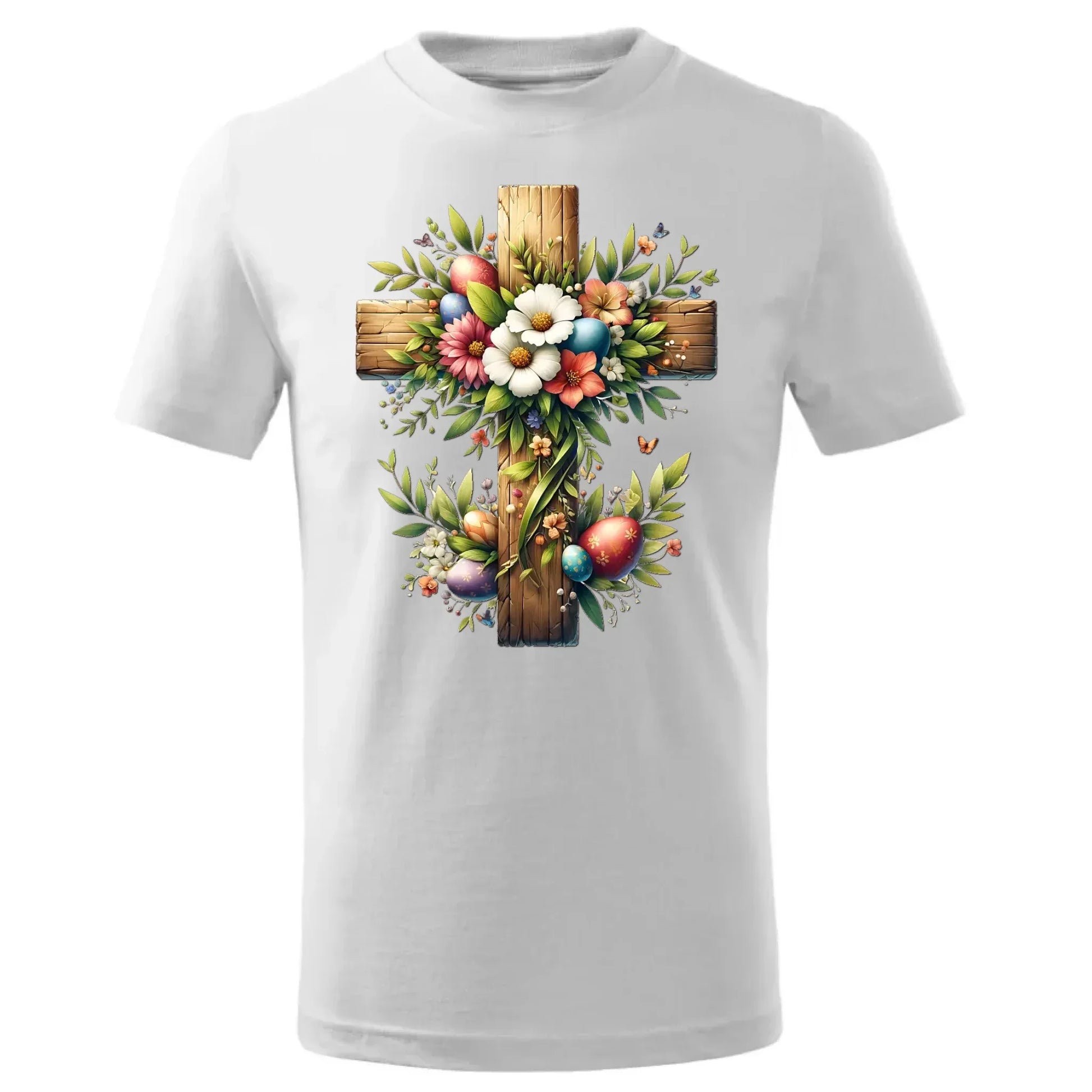 Krzyż | Koszulka dziecięca na Wielkanoc WN02 - StoryCups.pl