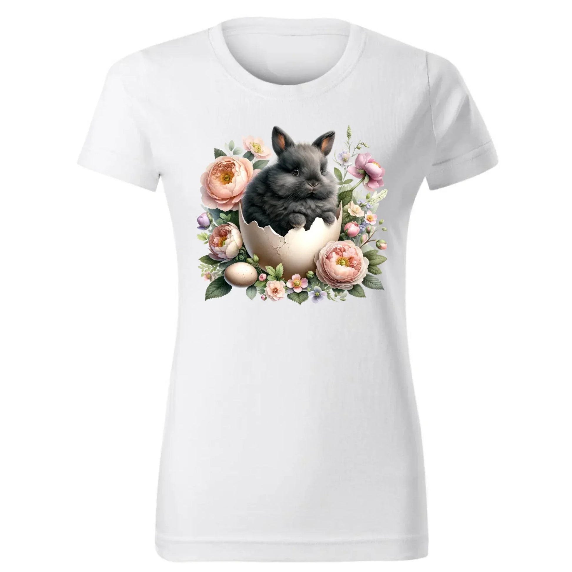 Zajączek w pisance | Koszulka damska na Wielkanoc WN03 - StoryCups.pl