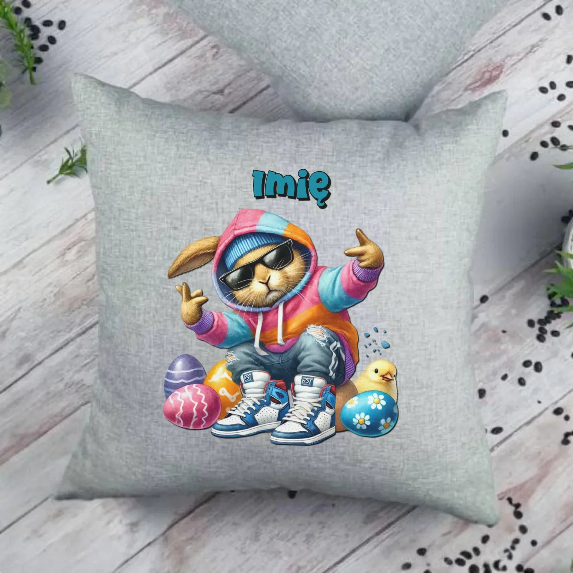 Sigma zając | Poduszka na Wielkanoc WN04 - StoryCups.pl