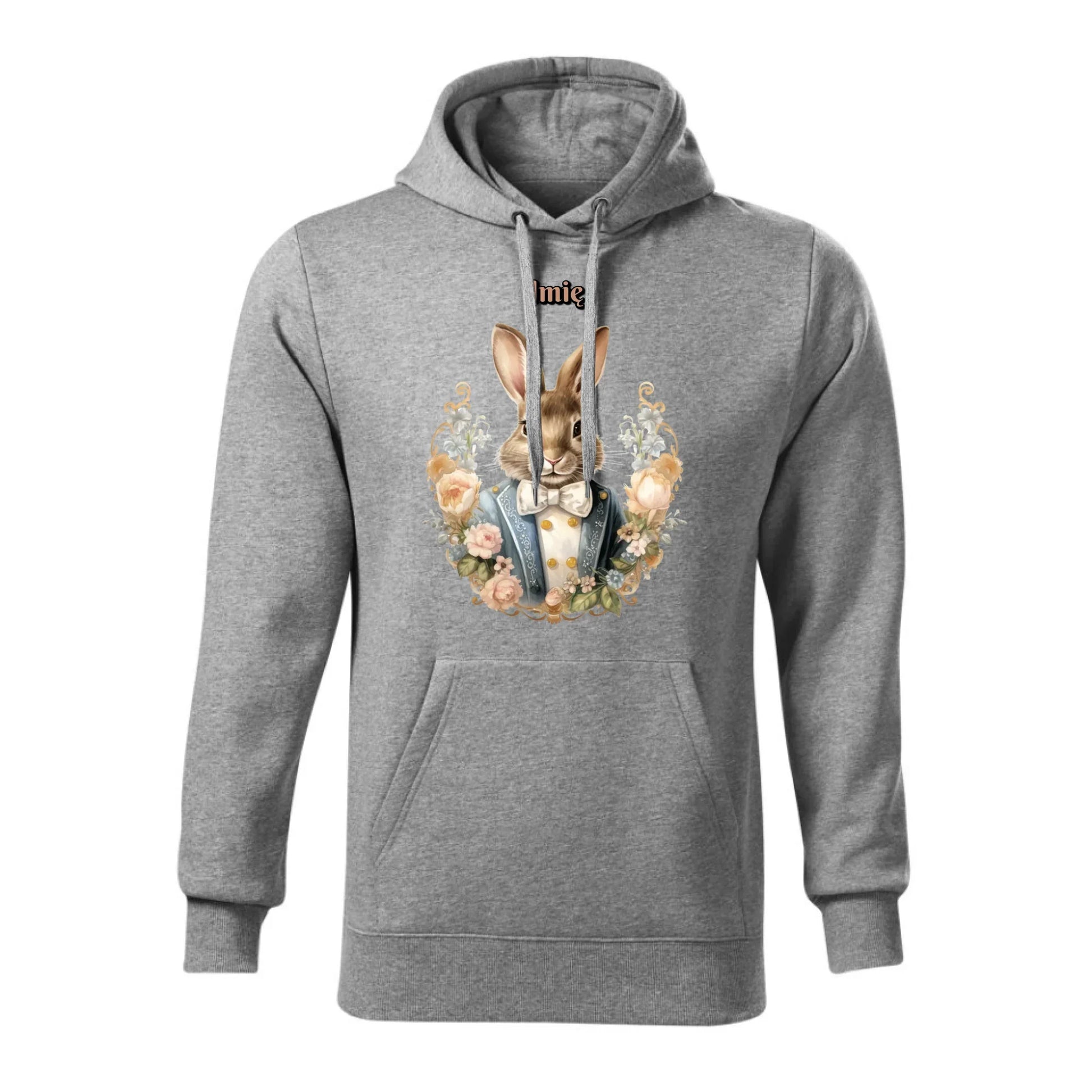 Pan Zając | Bluza męska z kapturem na Wielkanoc WN06 - StoryCups.pl