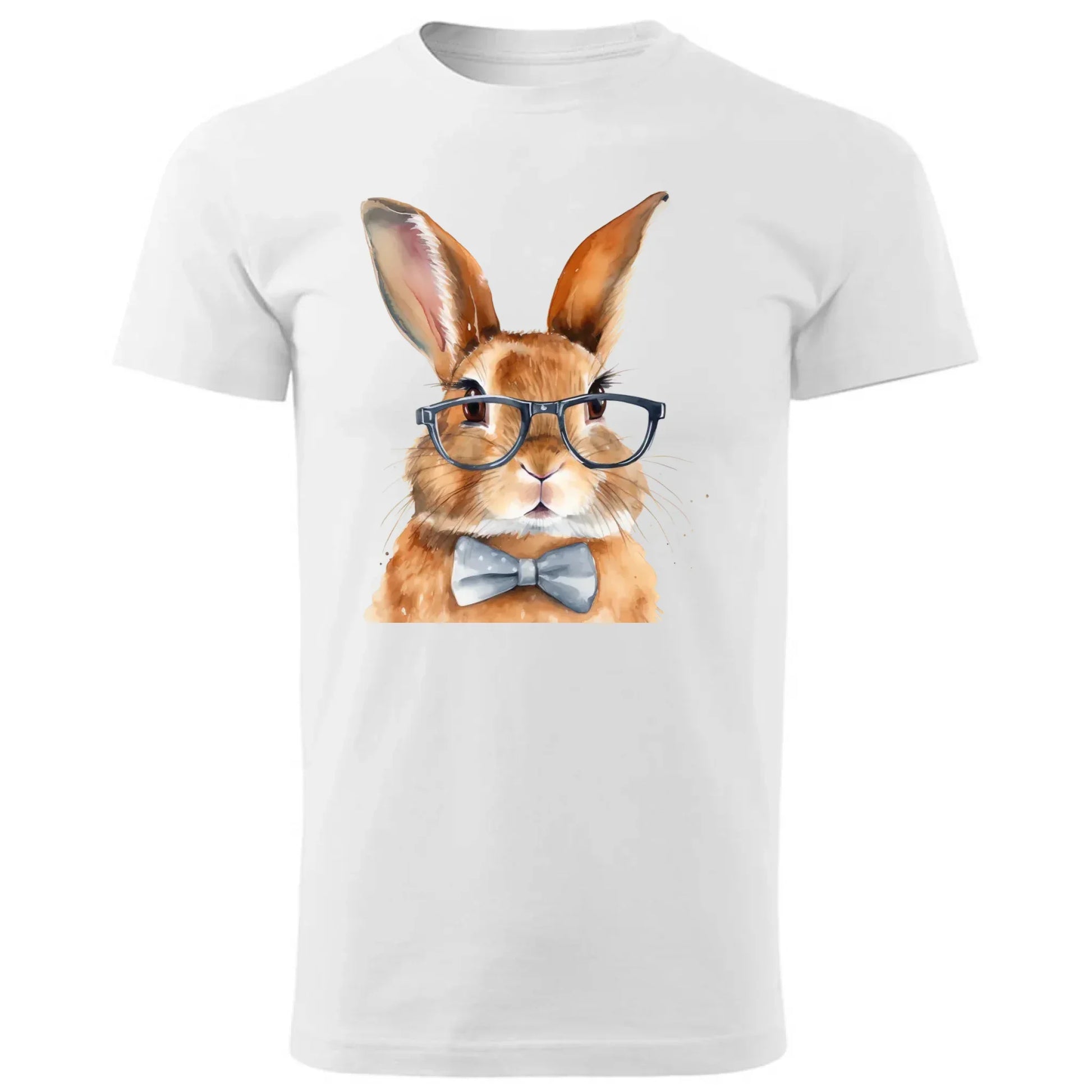 Zając w okularach | Koszulka męska na Wielkanoc WN12 - StoryCups.pl