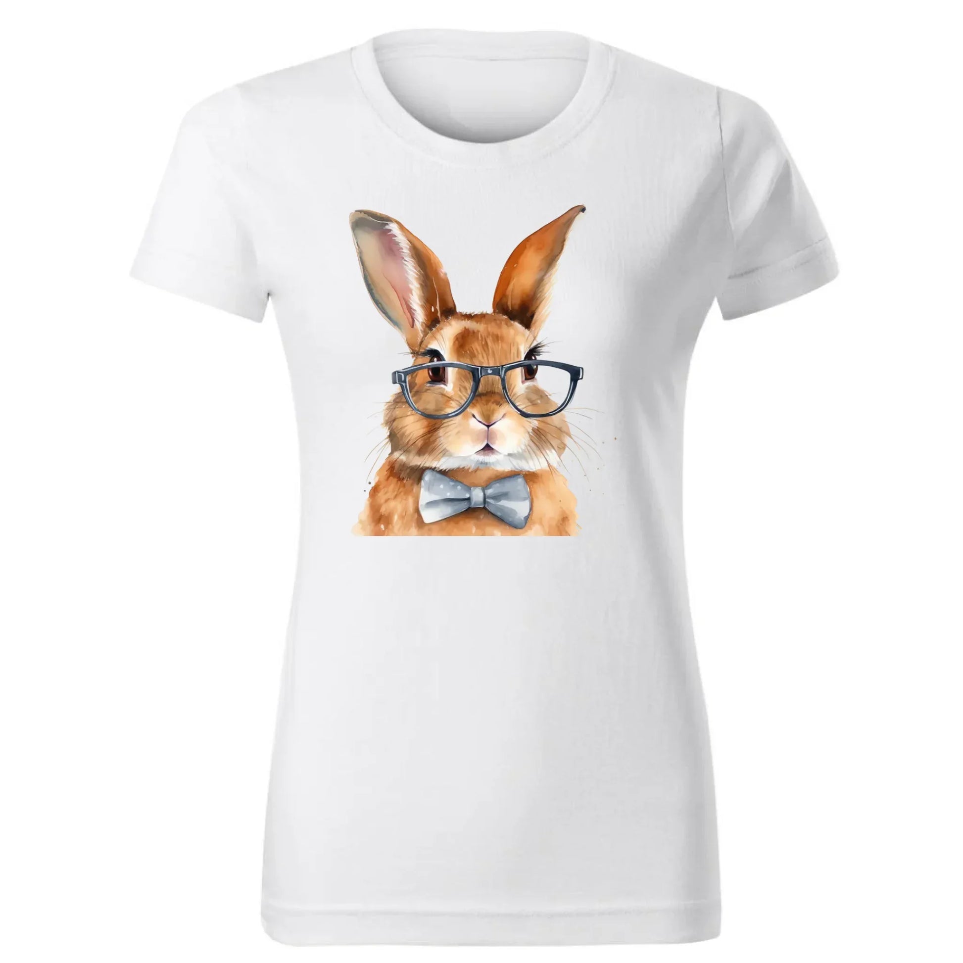 Zając w okularach | Koszulka damska na Wielkanoc WN12 - StoryCups.pl