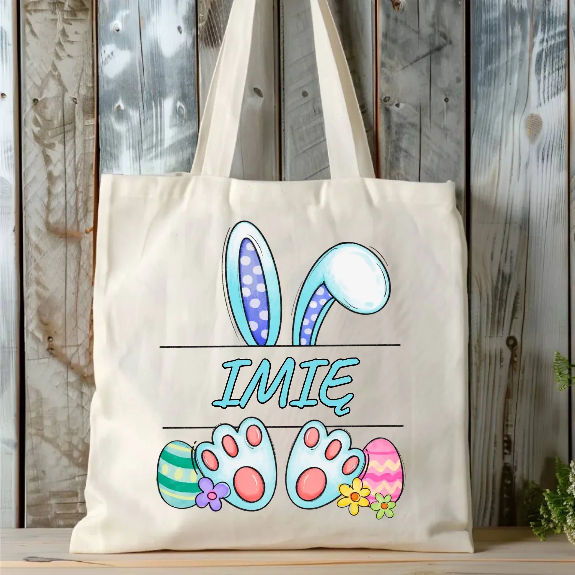 Zajączek Wielkanocny imię | Torba na Wielkanoc WN14 - StoryCups.pl