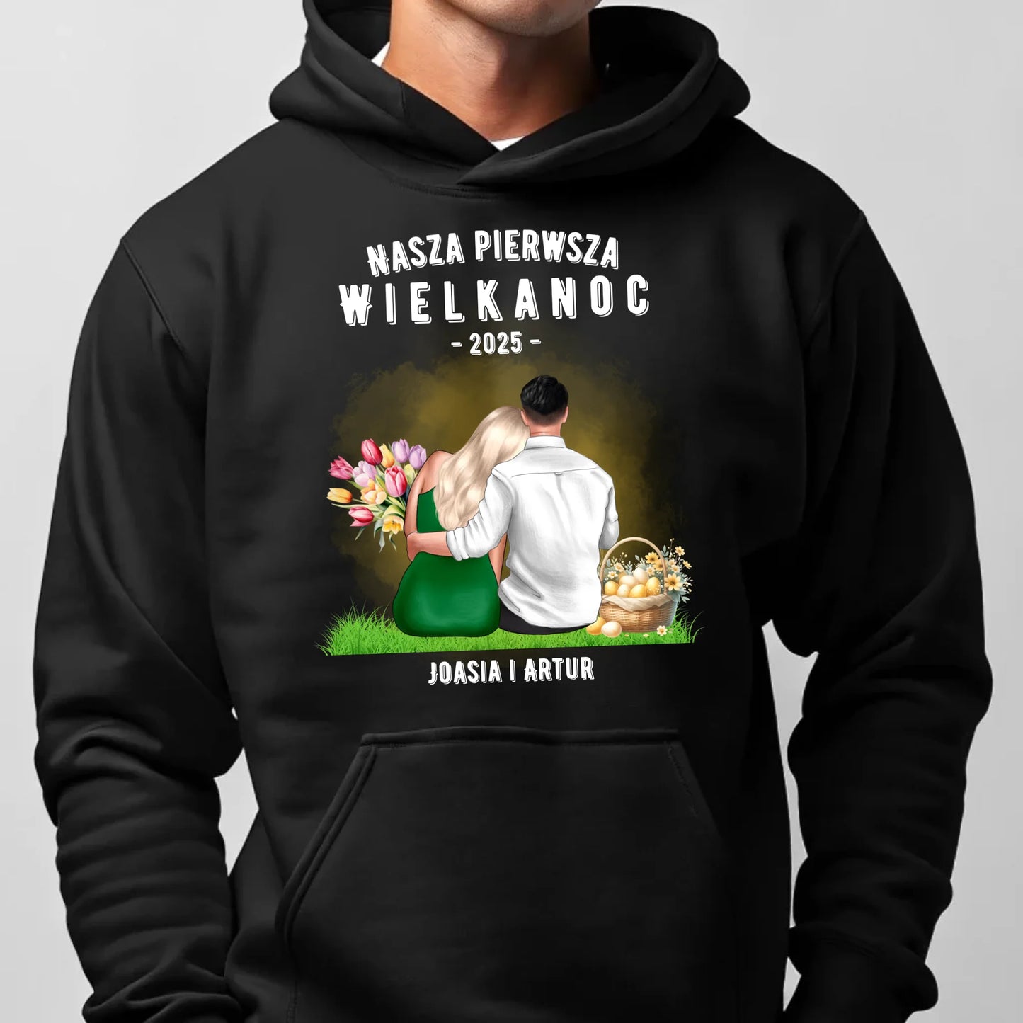 Bluza męska z kapturem na Wielkanoc WIELKANOCNA