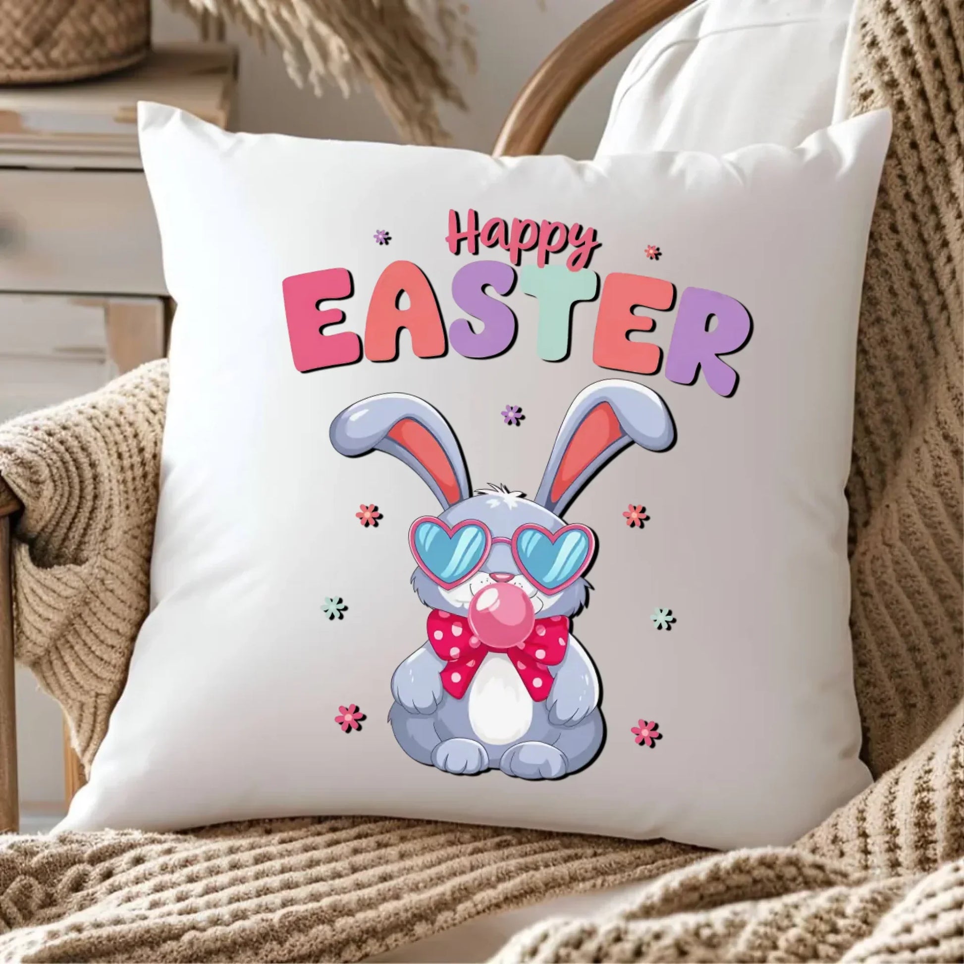 Happy Easter | Poduszka Wielkanocna WN21 - StoryCups.pl