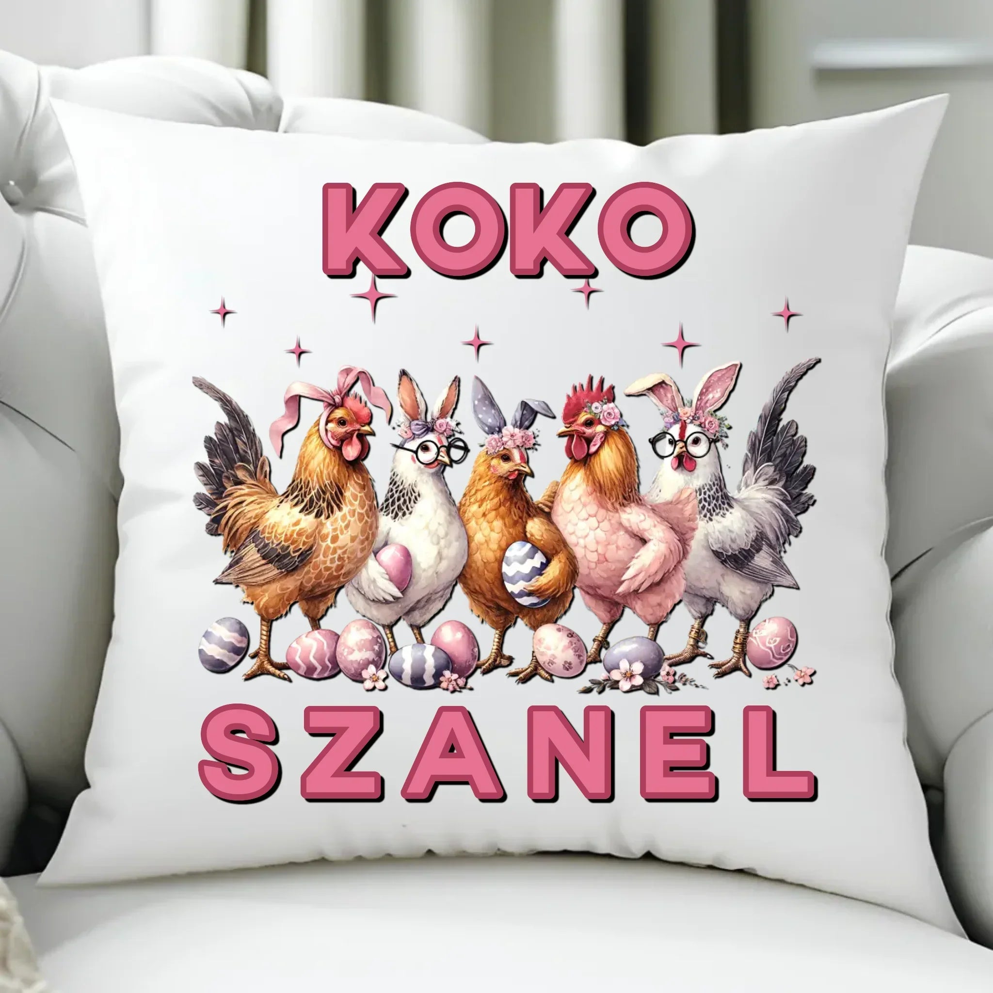 Koko szanel | Poduszka Wielkanocna WN23 - StoryCups.pl