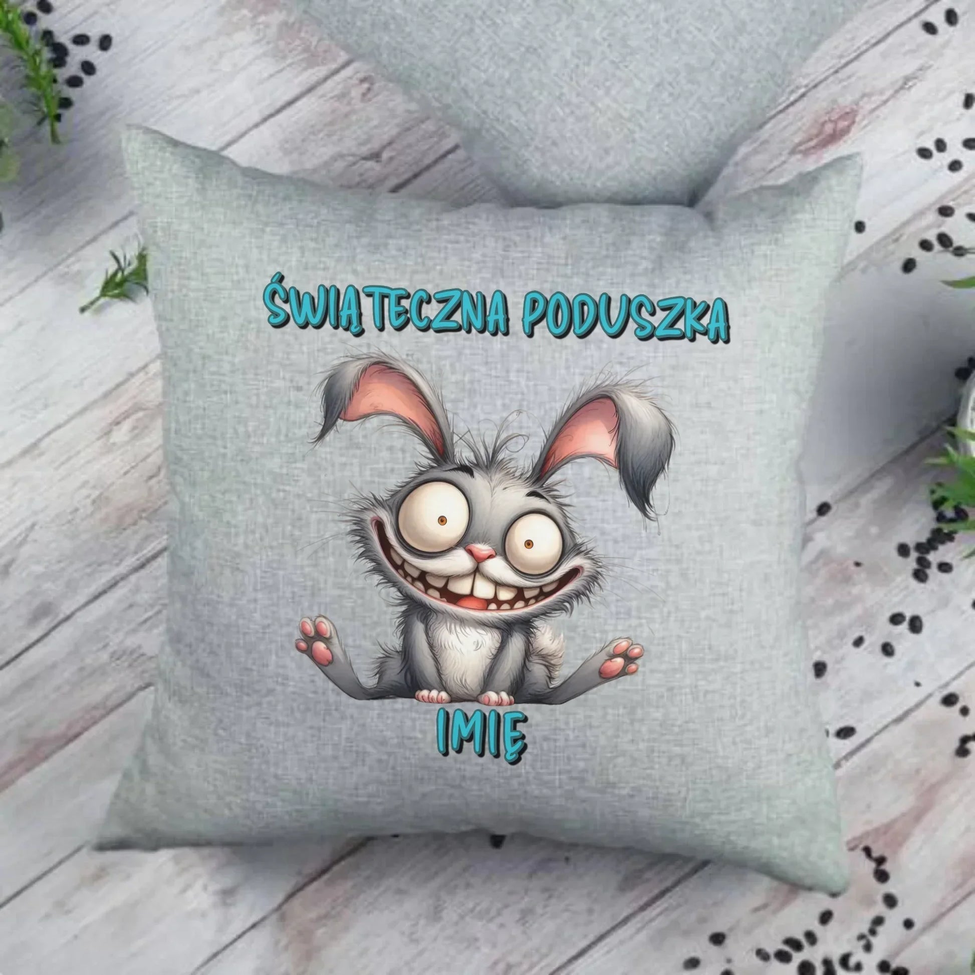 Świąteczna poduszka na Wielkanoc imię WN26 - StoryCups.pl