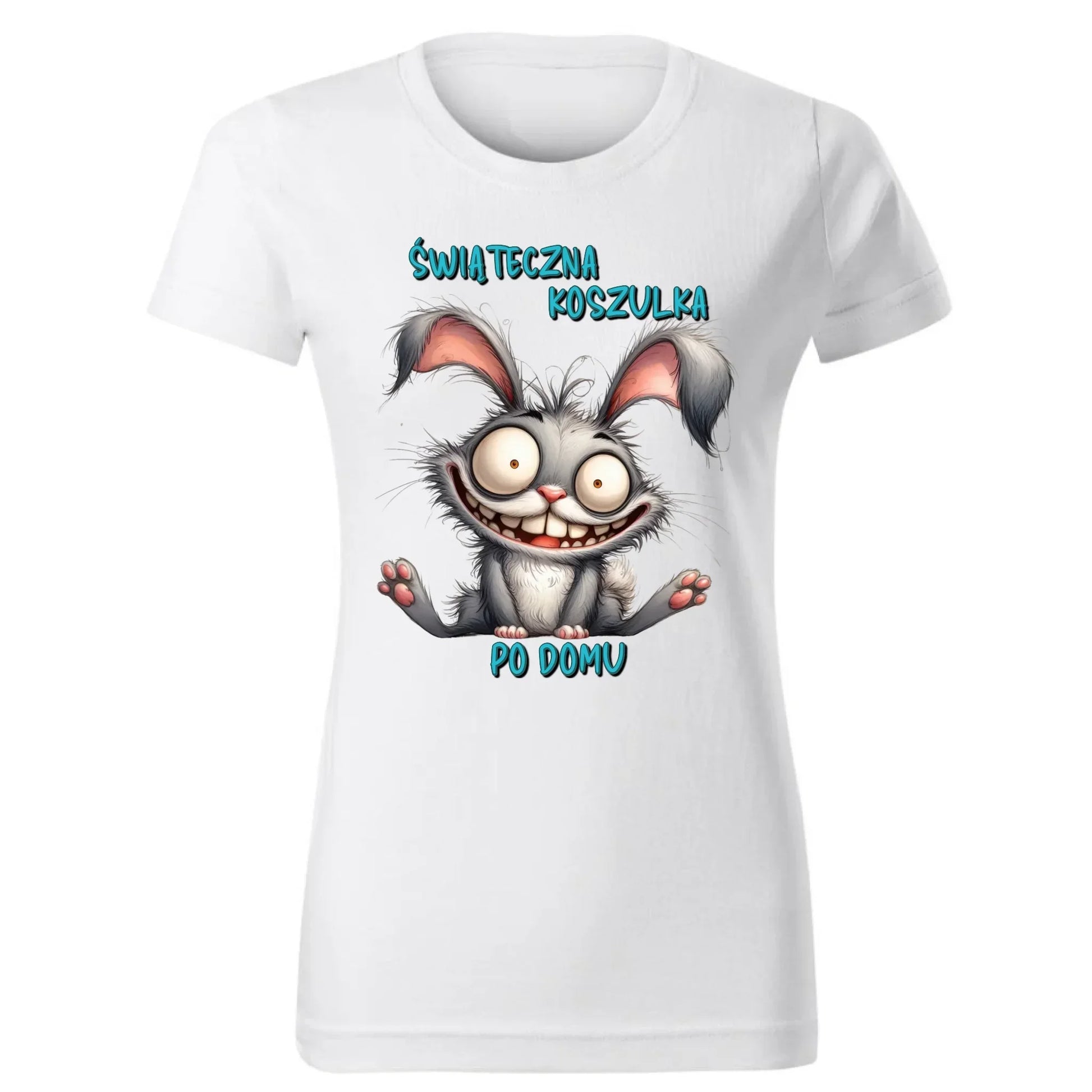 Świąteczna koszulka po domu | Koszulka damska na Wielkanoc WN26 - StoryCups.pl