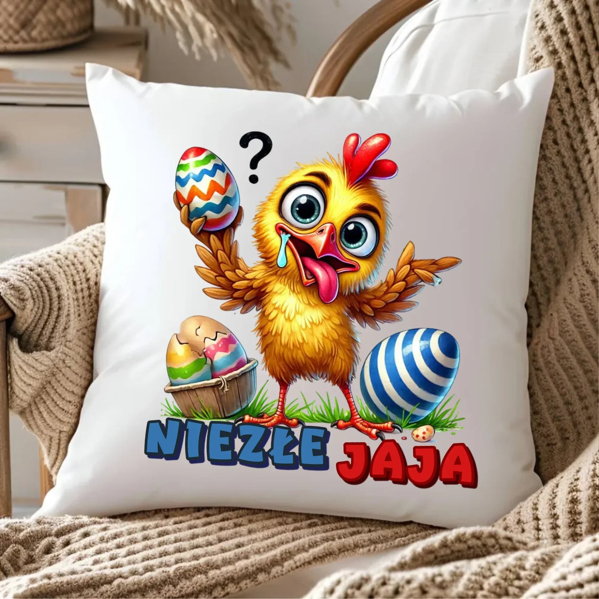 Niezłe jaja | Poduszka Wielkanocna WN28 - StoryCups.pl