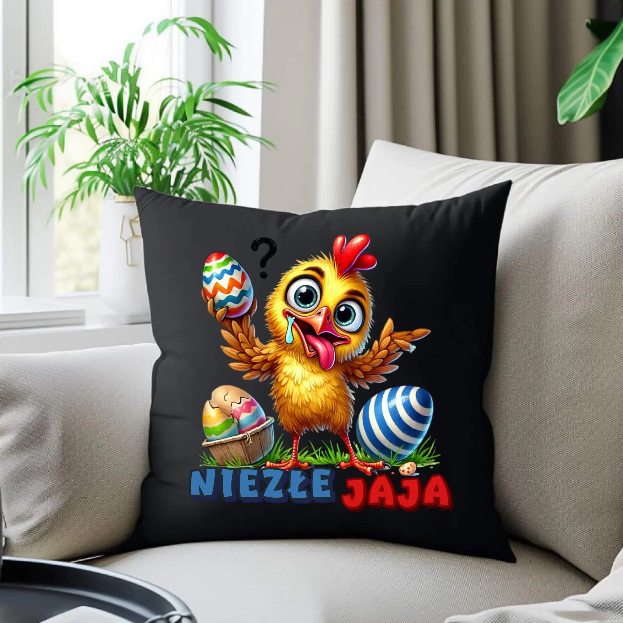 Niezłe jaja | Poduszka dekoracyjna na Wielkanoc WN28 - StoryCups.pl