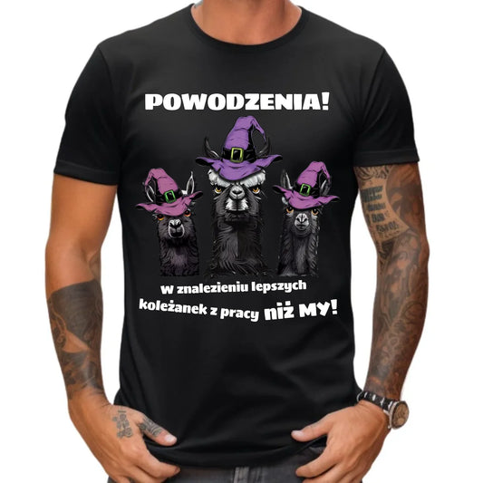 Koszulka męska dla kolegi z pracy prezent na odejście POŻEGNANIE