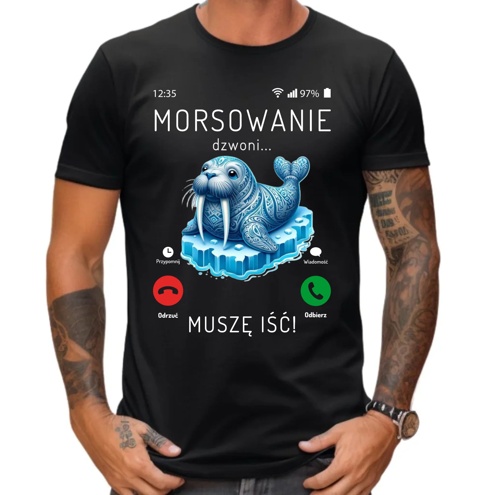 Koszulka męska z nadrukiem na prezent dla niego MĘŻCZYZNY