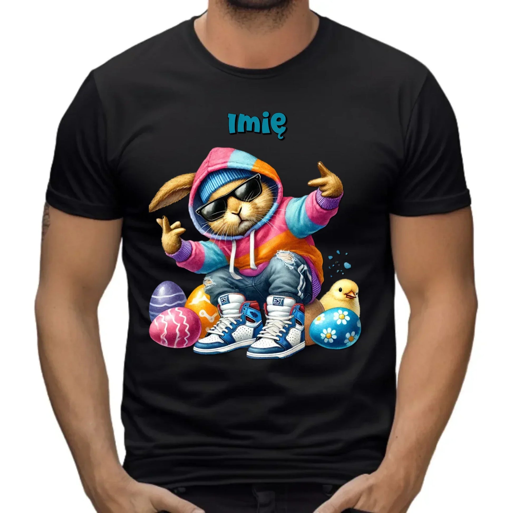 Sigma zając | Koszulka męska na Wielkanoc WN04 - StoryCups.pl