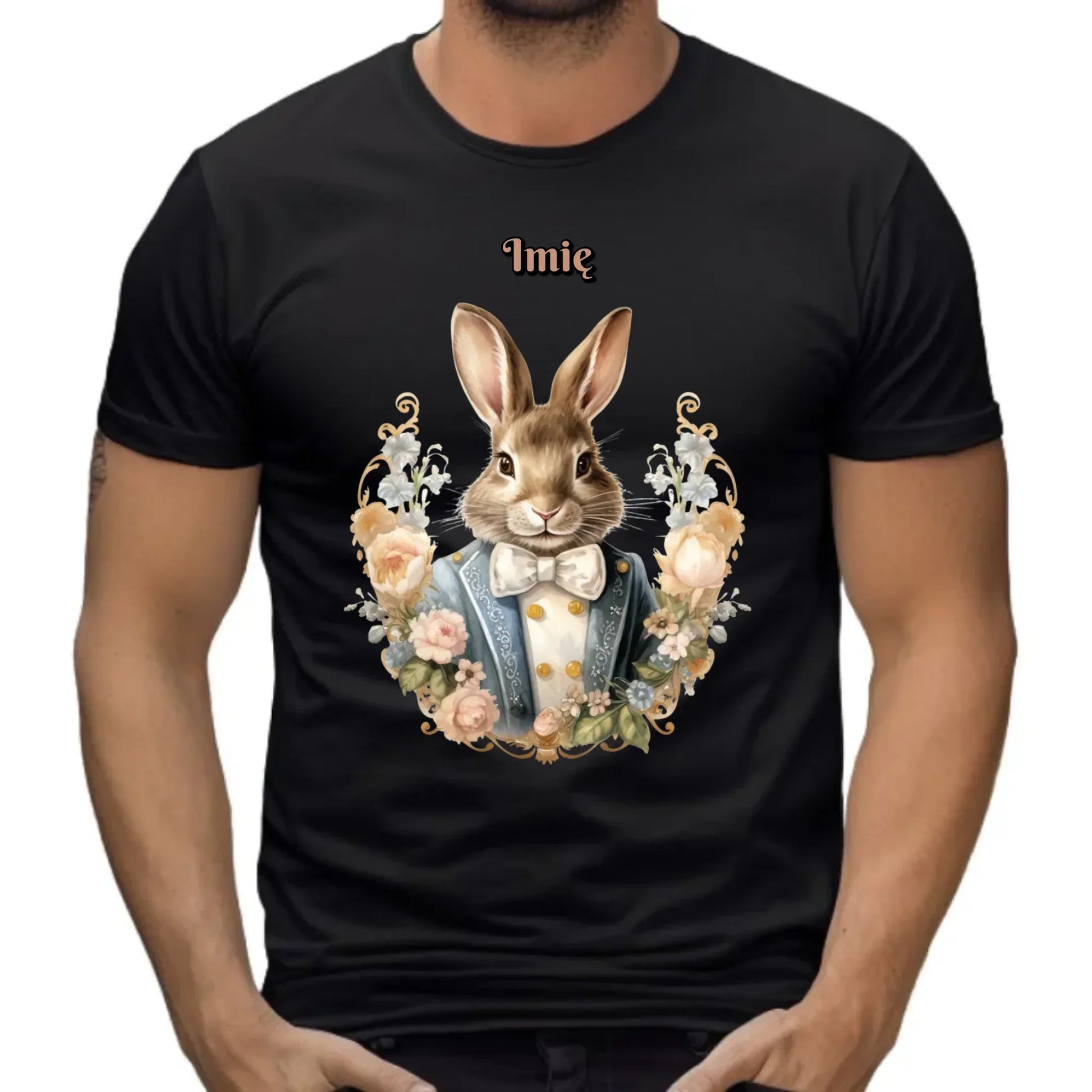 Pan Zając | Koszulka męska na Wielkanoc WN06 - StoryCups.pl