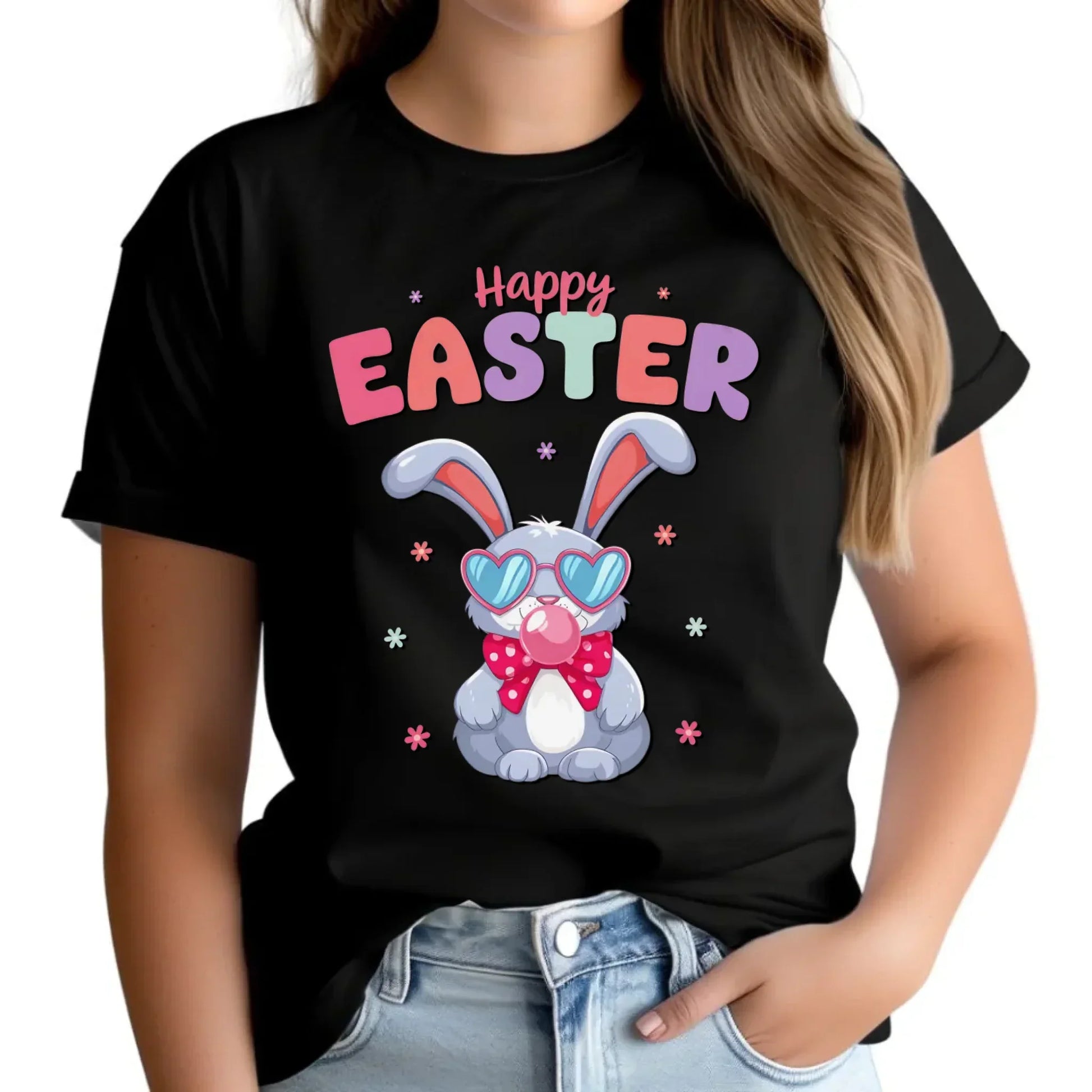 Happy Easter | Wielkanocna koszulka damska WN21 - StoryCups.pl