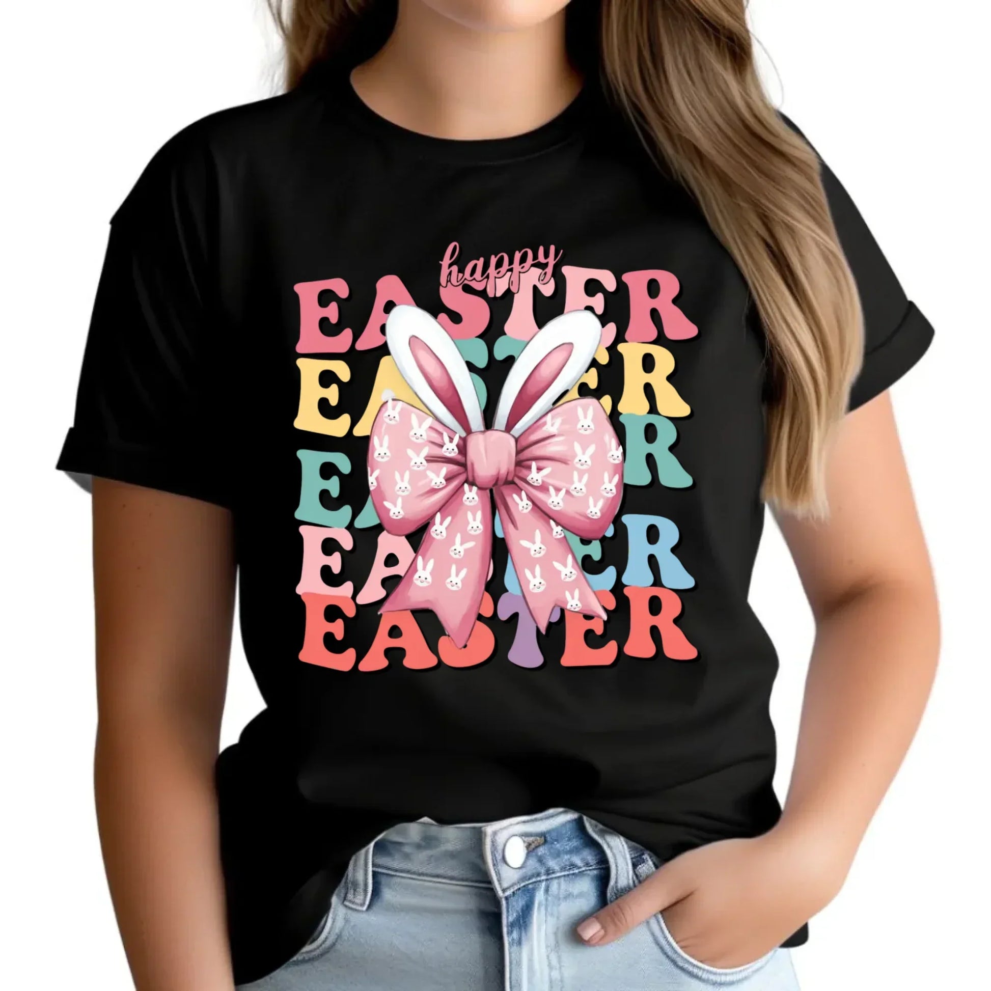 Happy Easter | Wielkanocna koszulka damska WN20 - StoryCups.pl