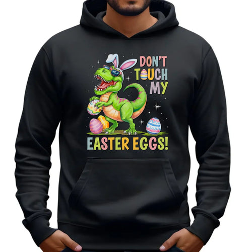 Don't touch my easter eggs | Bluza męska z kapturem na Wielkanoc WN34 - StoryCups.pl