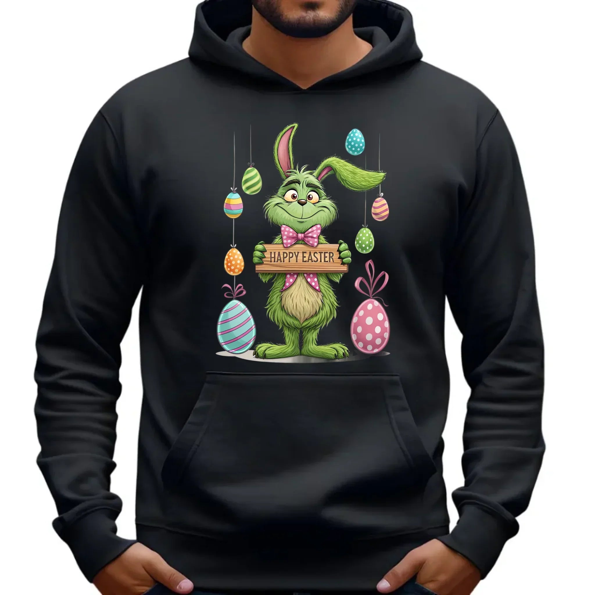 Grinch | Bluza męska z kapturem na Wielkanoc WN33 - StoryCups.pl