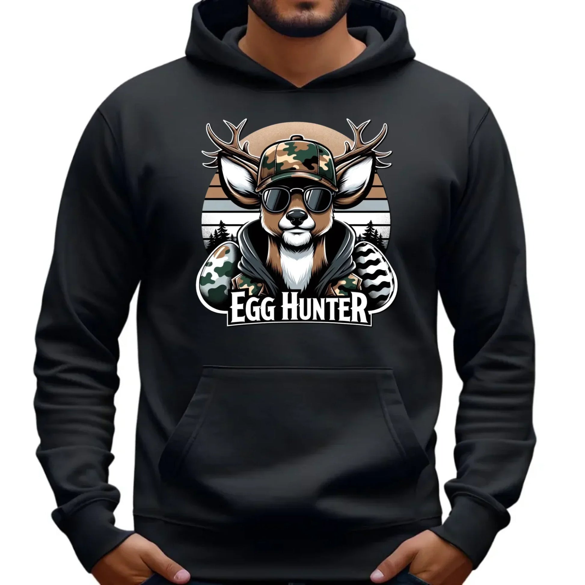 Egg Hunter | Wielkanocna bluza męska z kapturem WN19 - StoryCups.pl