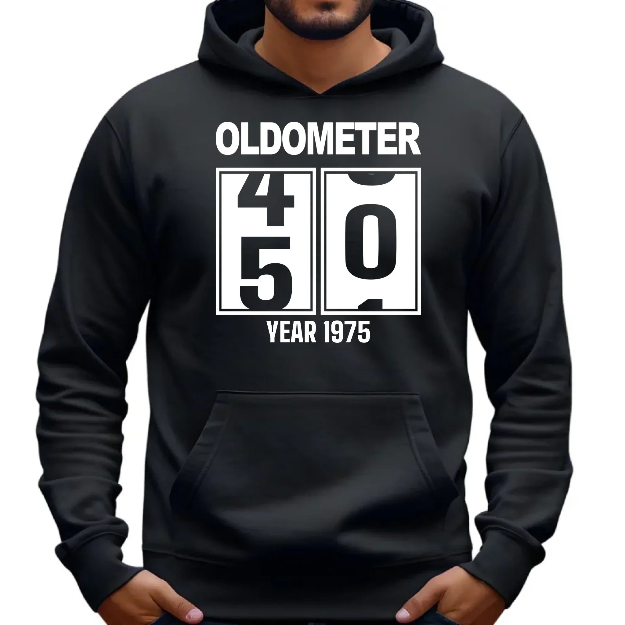 Oldometer 20-85 lat | Bluza męska z kapturem na urodziny U06 - StoryCups.pl