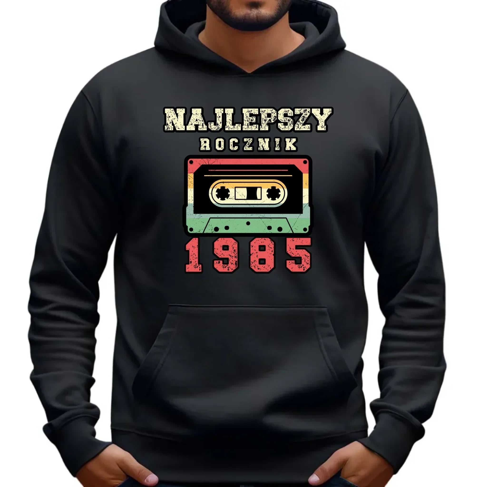 Najlepszy rocznik | Bluza męska z kapturem na urodziny U02 - StoryCups.pl