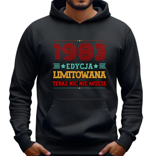 Bluza męska z nadrukiem prezent na URODZINY dla niego