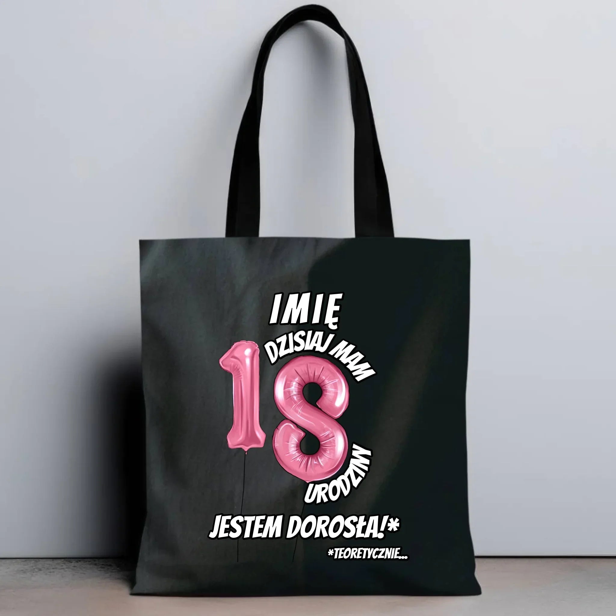 Dzisiaj mam 18. urodziny | Personalizowana torba prezent na osiemnastkę U25 - StoryCups.pl
