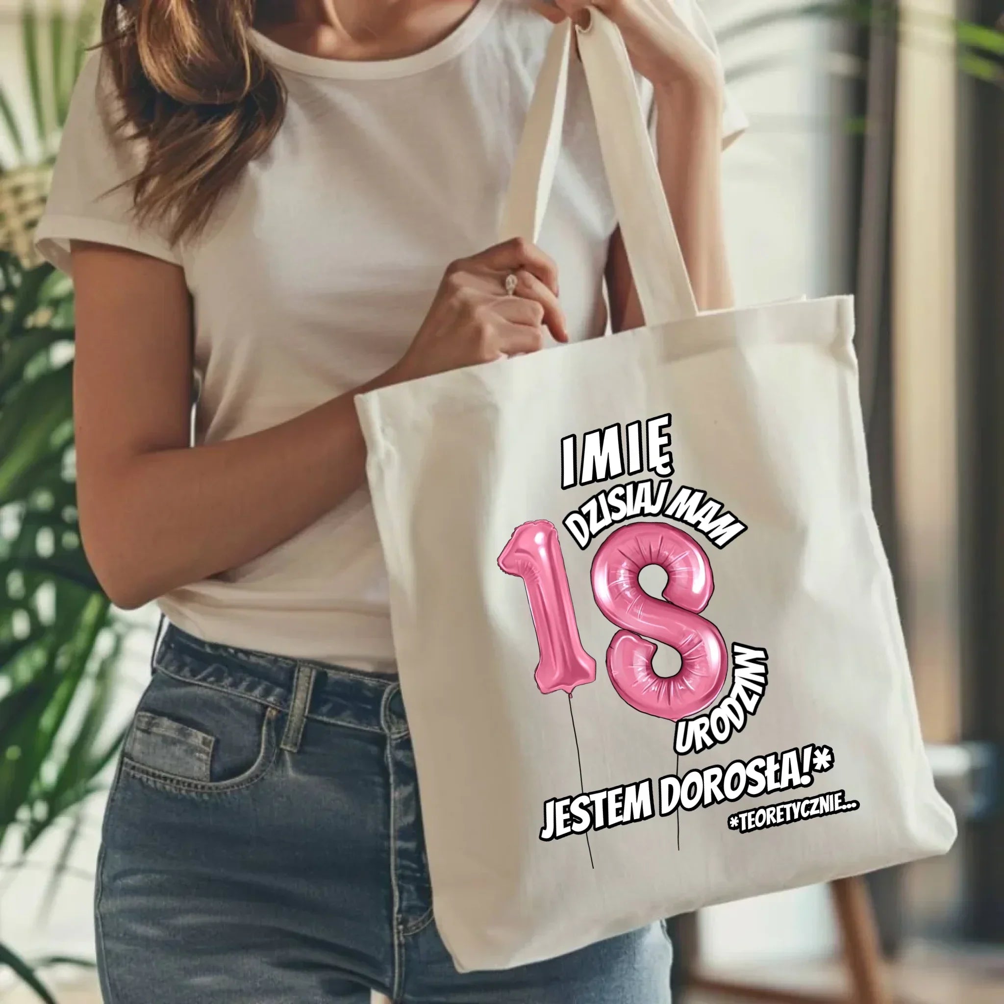 Dzisiaj mam 18. urodziny | Personalizowana torba prezent na osiemnastkę U25 - StoryCups.pl