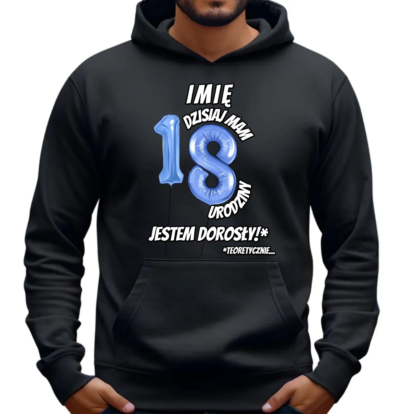 Bluza męska z nadrukiem prezent na URODZINY dla niego