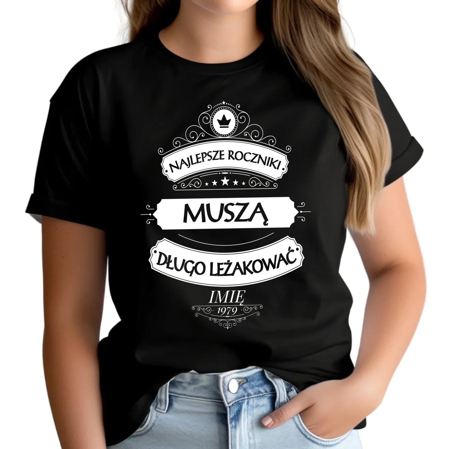 Najlepsze roczniki | Personalizowana koszulka damska prezent na urodziny U09 - StoryCups.pl