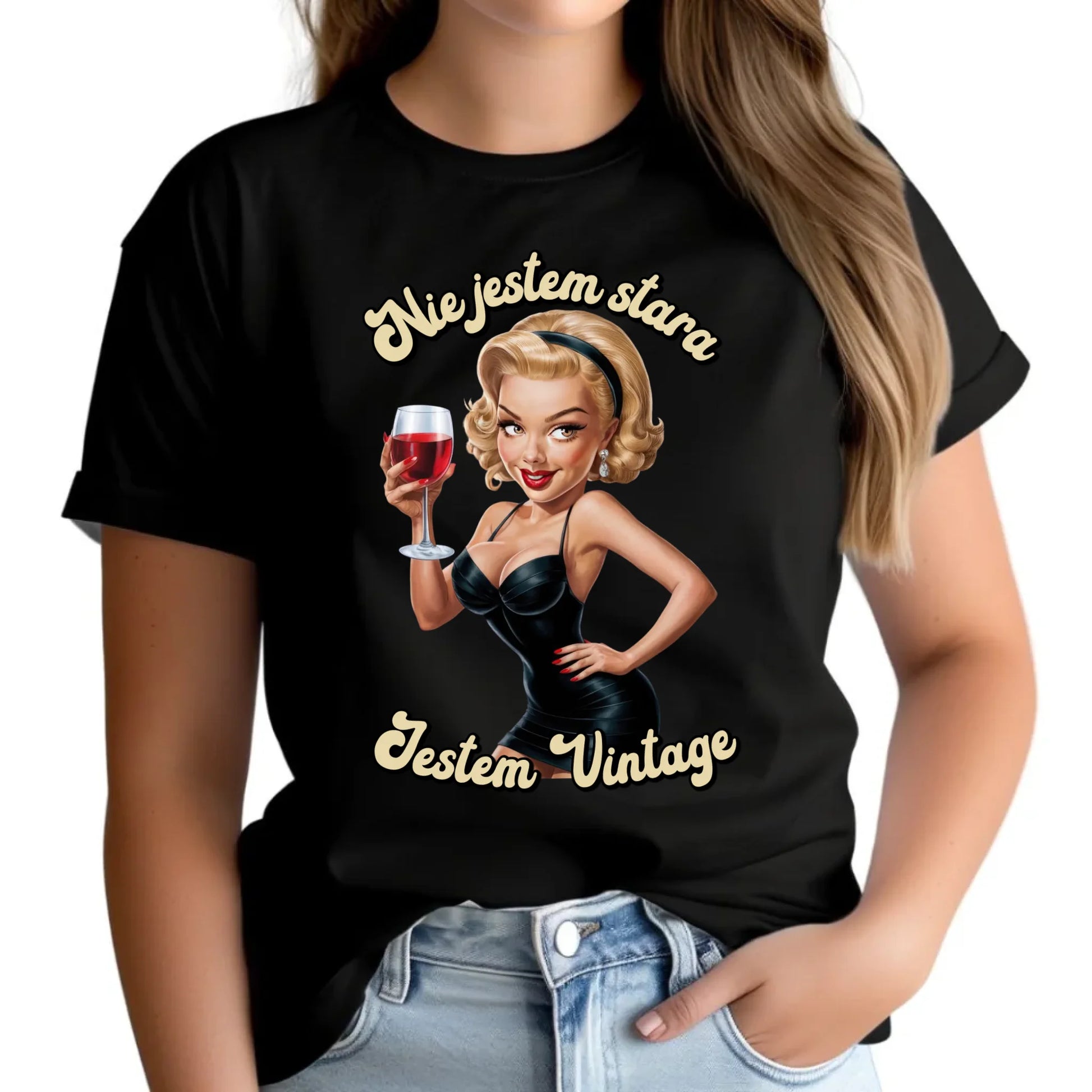 Nie jestem stara jestem vintage | Koszulka damska na urodziny U05 - StoryCups.pl